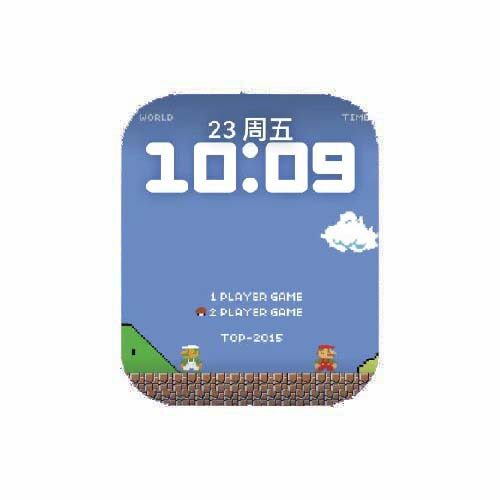 马里奥人像原生表盘