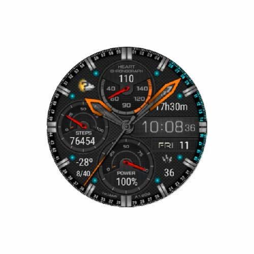 华为Watch 3/Watch 3 Pro 46/48mm数字运动表盘