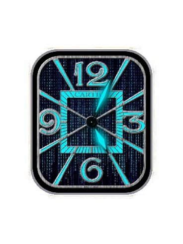 CARTIER卡地亚数字指针表盘