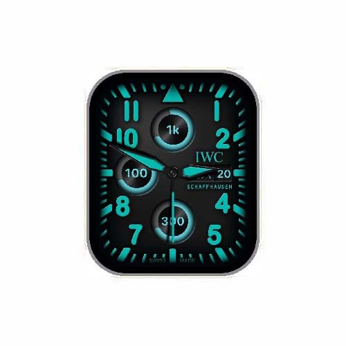 IWC万国数字指针表盘