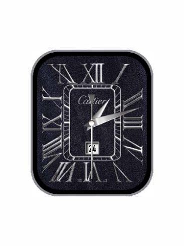 CARTIER卡地亚数字指针表盘
