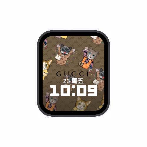 GUCCI古驰数字人像表盘