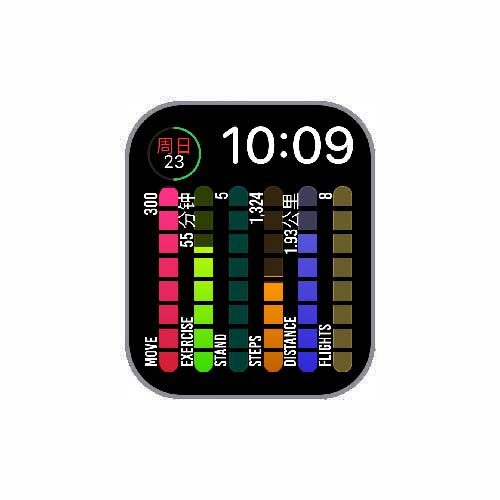 简约数字运动S7表盘