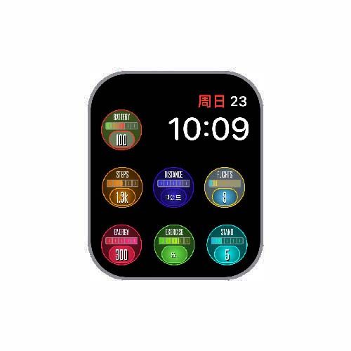 数字运动日期表盘