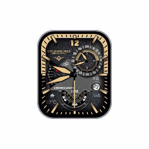 STUHRLING施图霖数字指针机械表盘