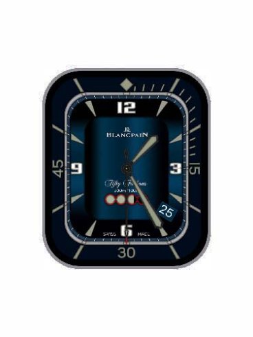宝珀Blancpain数字指针表盘