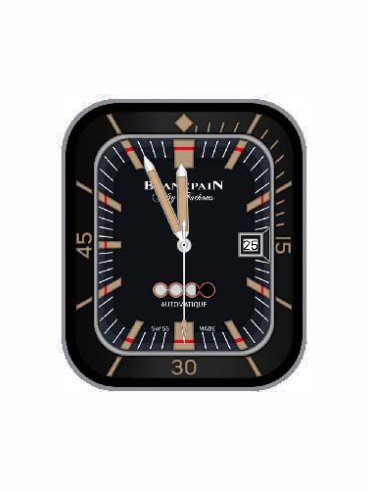 宝珀Blancpain数字指针表盘