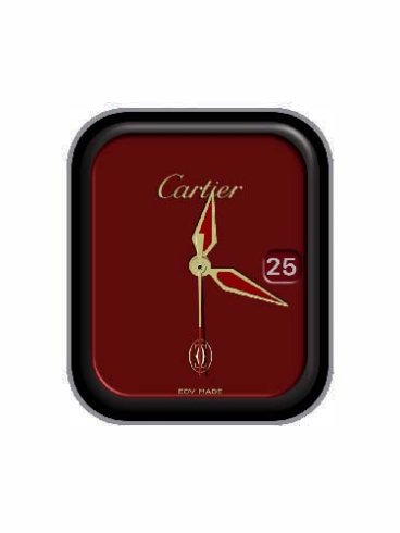 简约CARTIER卡地亚指针表盘
