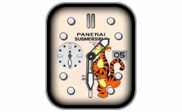 沛纳海PANERAI Luminor跳跳虎数字指针表盘