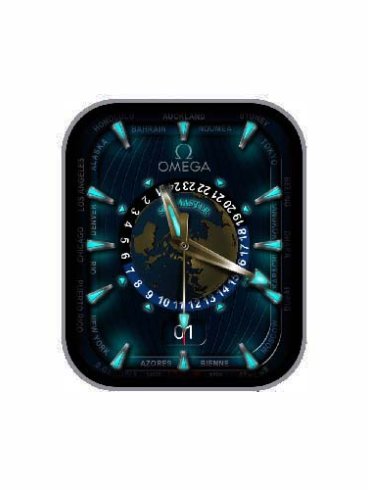 OMEGA欧米茄数字指针表盘