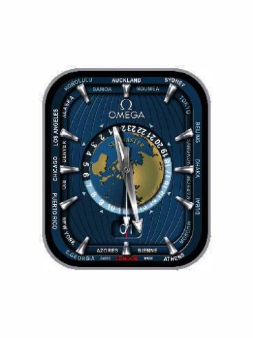 OMEGA欧米茄数字指针表盘