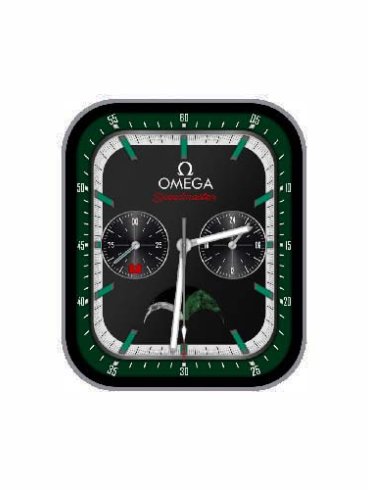 OMEGA欧米茄数字指针表盘