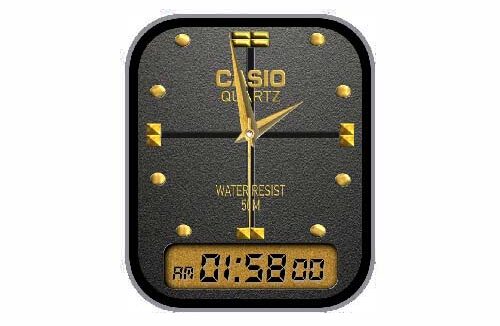 CASIO卡西欧简约数字指针表盘