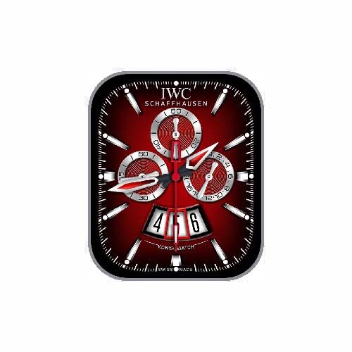 IWC万国数字指针红色表盘