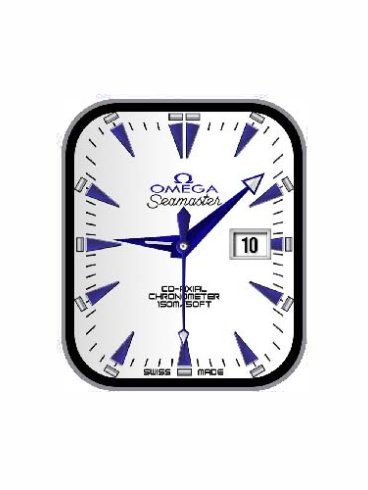 OMEGA欧米茄数字指针表盘