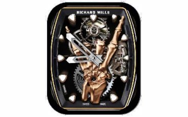 RICHARD MILLE理查德米勒骷髅手指针表盘