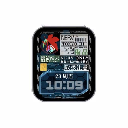 EVA数字人像原生表盘