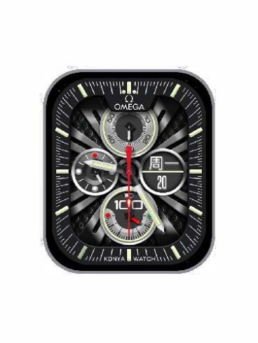 OMEAG欧米茄数字指针表盘