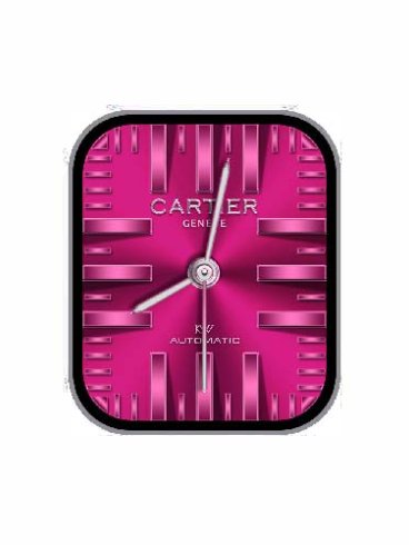 CARTER卡地亚数字指针简约表盘