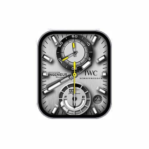 IWC万国数字指针表盘