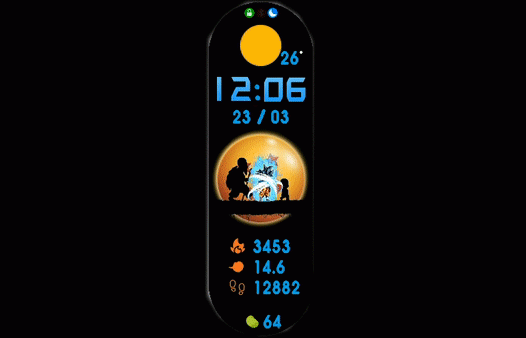 Xiaomi Smart Band 7 手表表盘