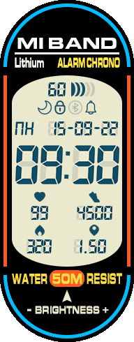 Xiaomi Smart Band 7 手表表盘