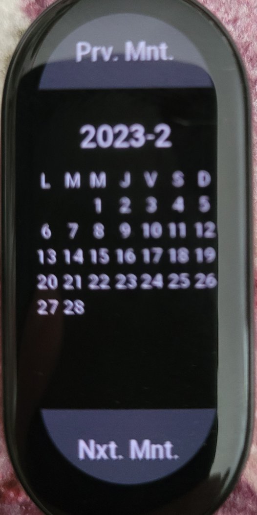 Xiaomi Smart Band 7 app 手表表盘