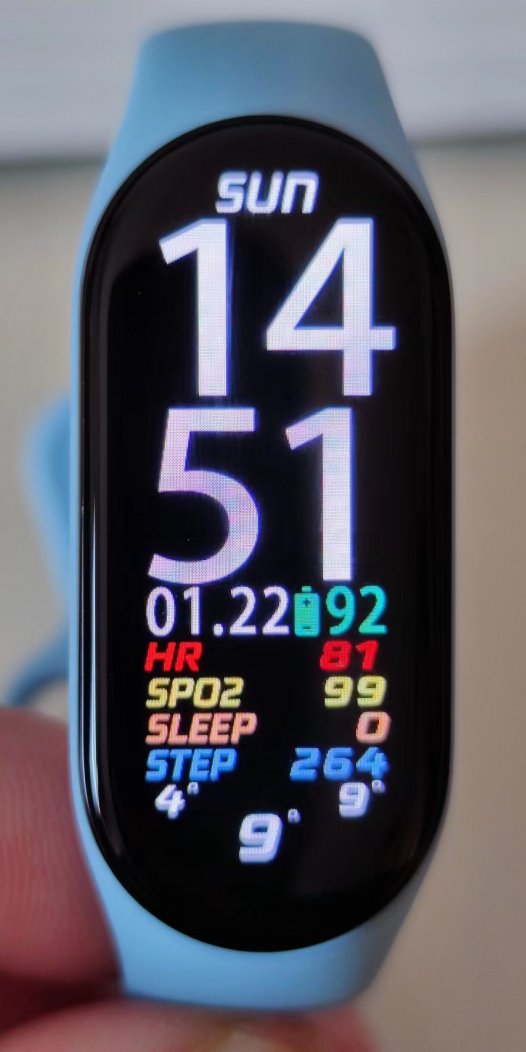 Xiaomi Smart Band 7 手表表盘