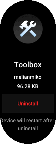 Xiaomi Smart Band 7 app 手表表盘