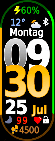 Xiaomi Smart Band 7 手表表盘