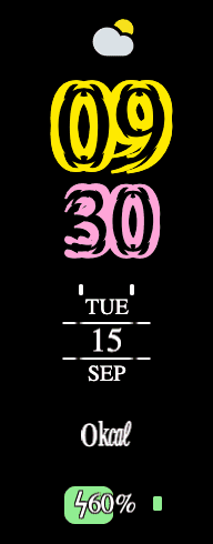 Xiaomi Smart Band 7 手表表盘