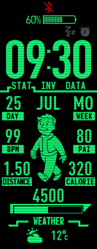 Xiaomi Smart Band 7 手表表盘