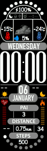 Xiaomi Mi Band 6 手表表盘