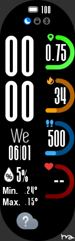 Xiaomi Mi Band 6 手表表盘