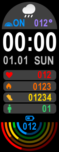 Xiaomi Smart Band 8 手表表盘