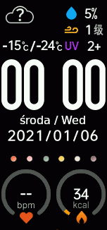 Xiaomi Smart Band 7 手表表盘