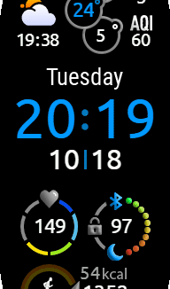 Xiaomi Smart Band 7 手表表盘