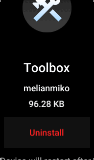 Xiaomi Smart Band 7 app 手表表盘