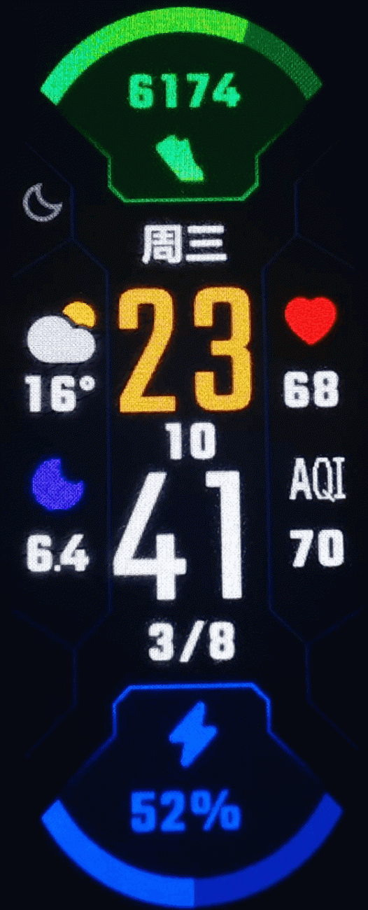 Xiaomi Smart Band 7 手表表盘