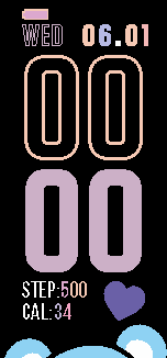 Xiaomi Mi Band 6 手表表盘