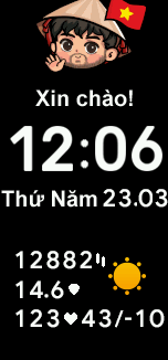 Xiaomi Mi Band 6 手表表盘