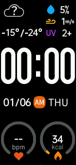 Xiaomi Mi Band 6 手表表盘