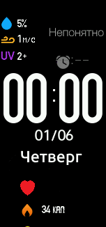 Xiaomi Mi Band 6 手表表盘