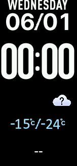 Xiaomi Mi Band 6 手表表盘