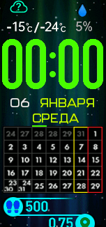 Xiaomi Mi Band 6 手表表盘