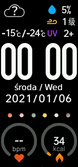 Xiaomi Mi Band 6 手表表盘