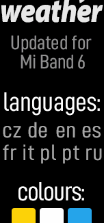 Xiaomi Mi Band 6 手表表盘