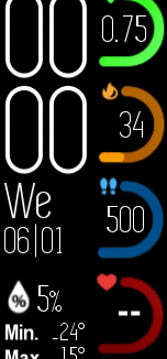 Xiaomi Mi Band 6 手表表盘