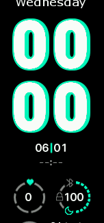 Xiaomi Mi Band 6 手表表盘