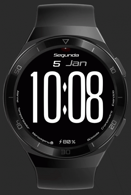 华为Huawei Watch GT/GT 2 46mm GT / GT 2 46mm手表表盘